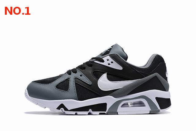 Nike Air Structure Triax 91 Unisex Shoes Black Grey White;